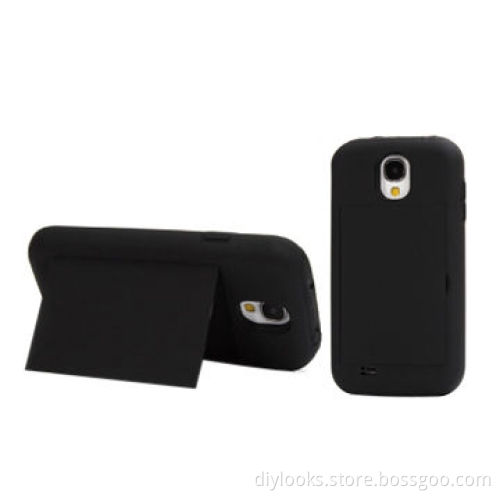 Plastic Combination Case with Holder, for Samsung Galaxy S IV